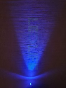LED 3mm Sininen 4 000 mcd / 30° lasikirkas kuori