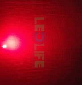 LED 3mm Punainen 700 mcd / 120° Diffusoitu