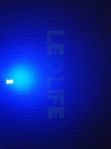 LED 5mm diffusoitu Sininen