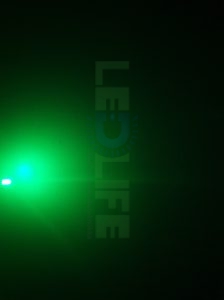 LED 5mm diffusoitu vihreä 2 000 mcd/120°