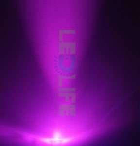 LED 5mm Pinkki 1500mcd/20° lasikirkas kuori